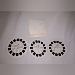 Vintage Viewmaster NASA Moon Landing Reels Set Of 3 Collectible HTF Space